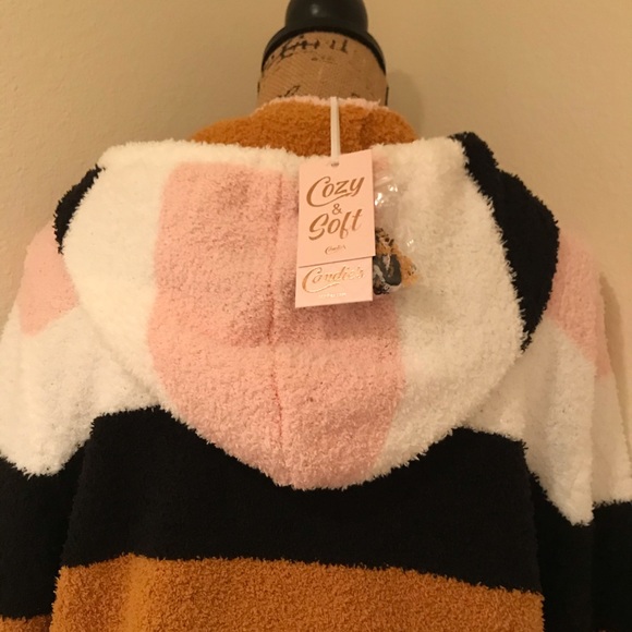 NWT-Candie’s Juniors Womens Long Sleeve Plush Hoodie-L - Picture 8 of 16